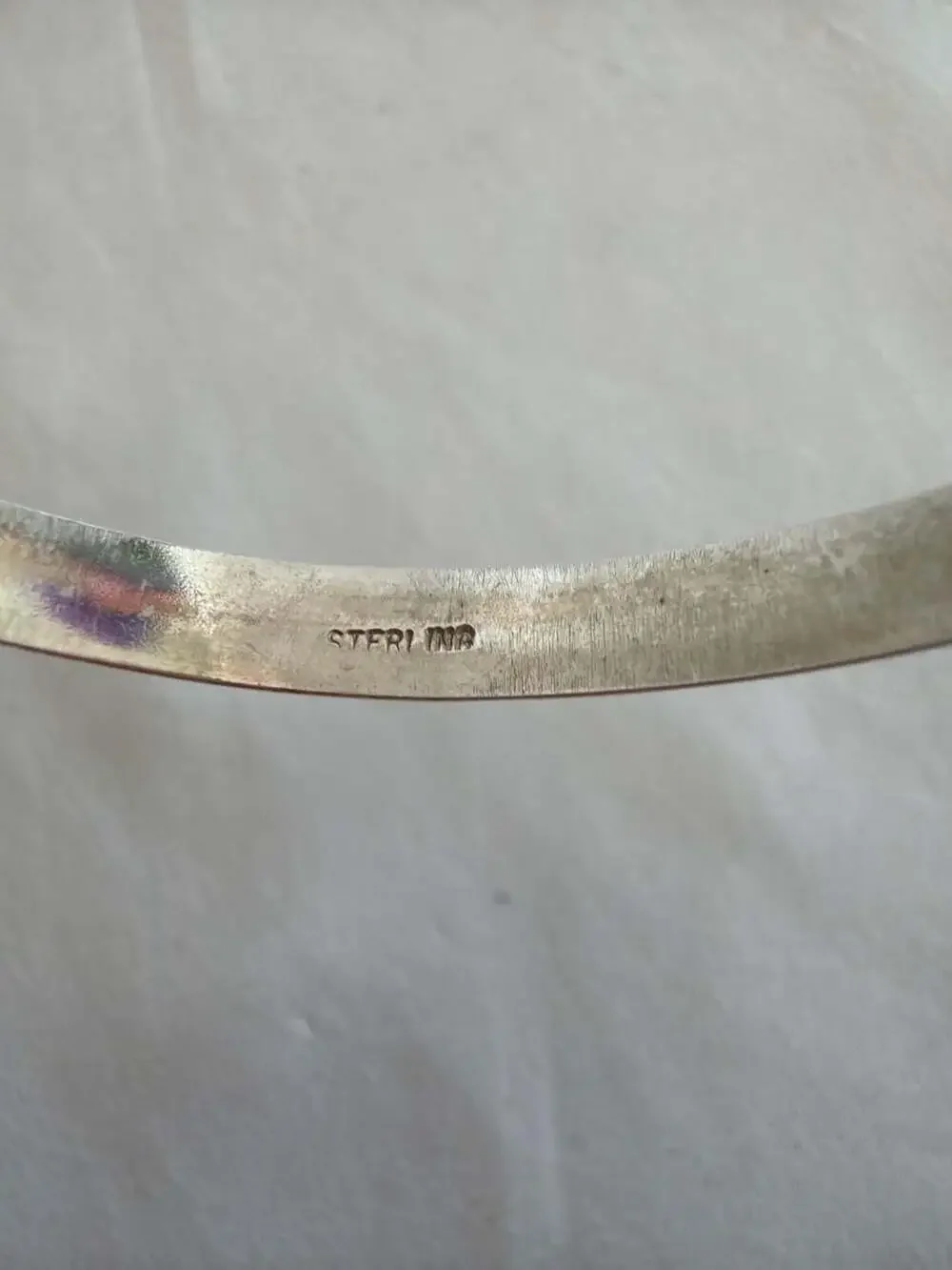 Set of 3 Vintage Sterling Silver Plain‎ Bangle Bracelets 52g